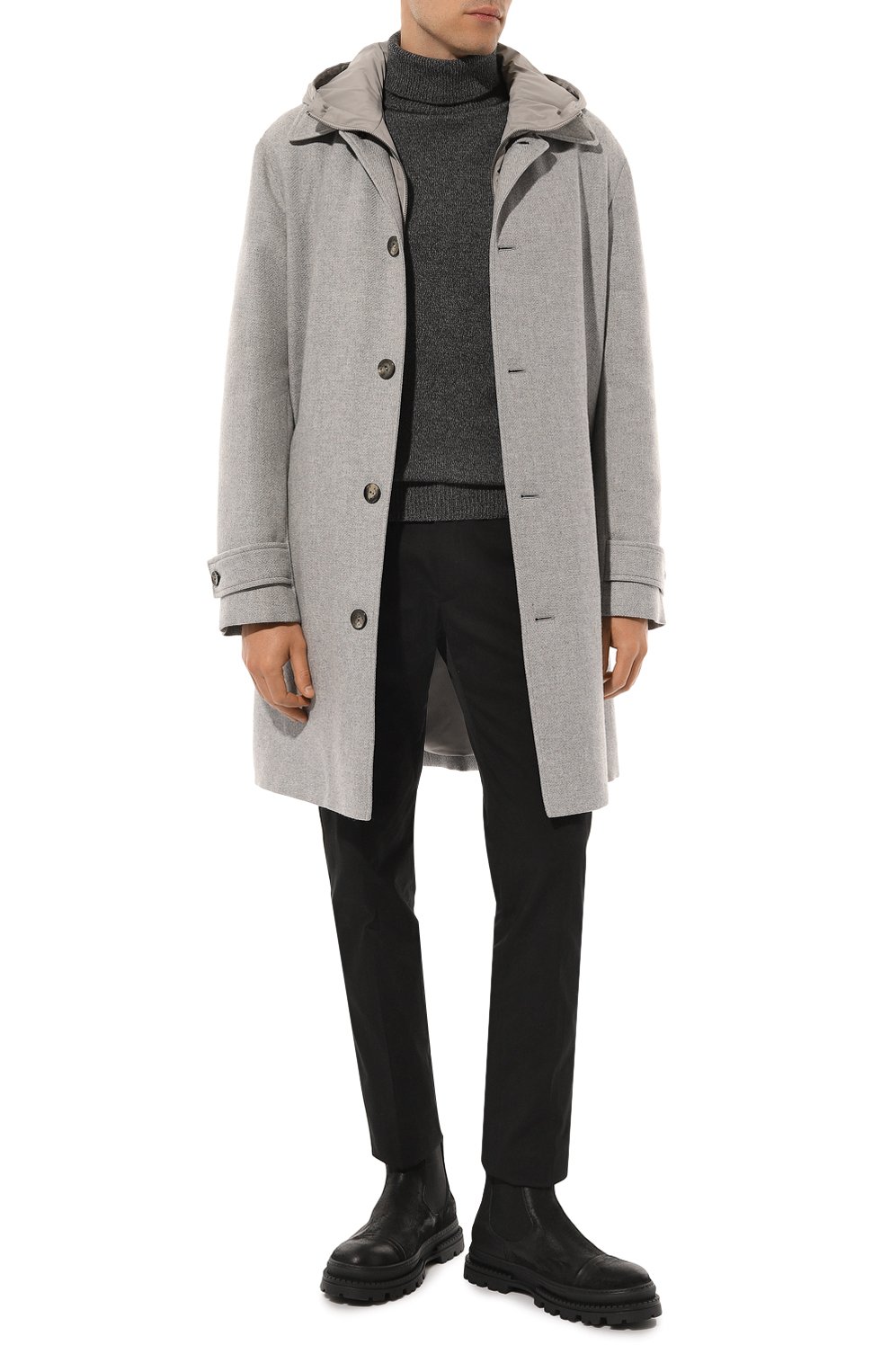 Утепленное пальто AGNONA, арт. TL08U3E/R7008E, фото 2