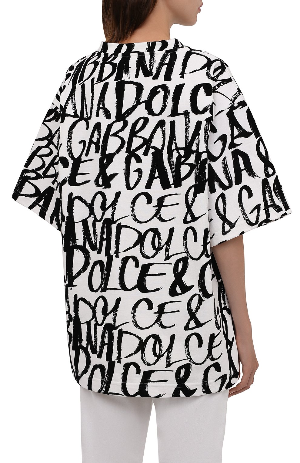 Хлопковая футболка DOLCE & GABBANA, арт. F8015T/G7A5G, фото 4
