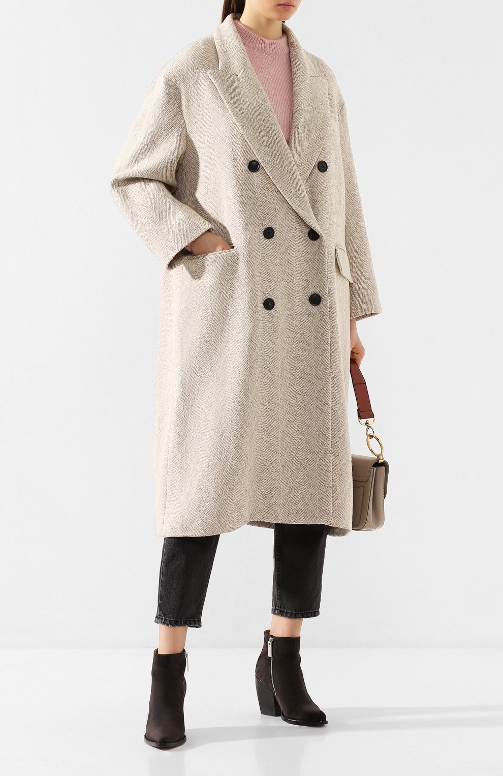 Шерстяное пальто ISABEL MARANT ETOILE, арт. MA0699-20P008E/0JIMA, фото 2