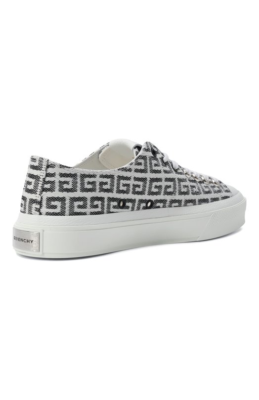 Текстильные кеды City Givenchy BH0050/H0VC Чёрно-белый  BH0050/H0VC Фото 5