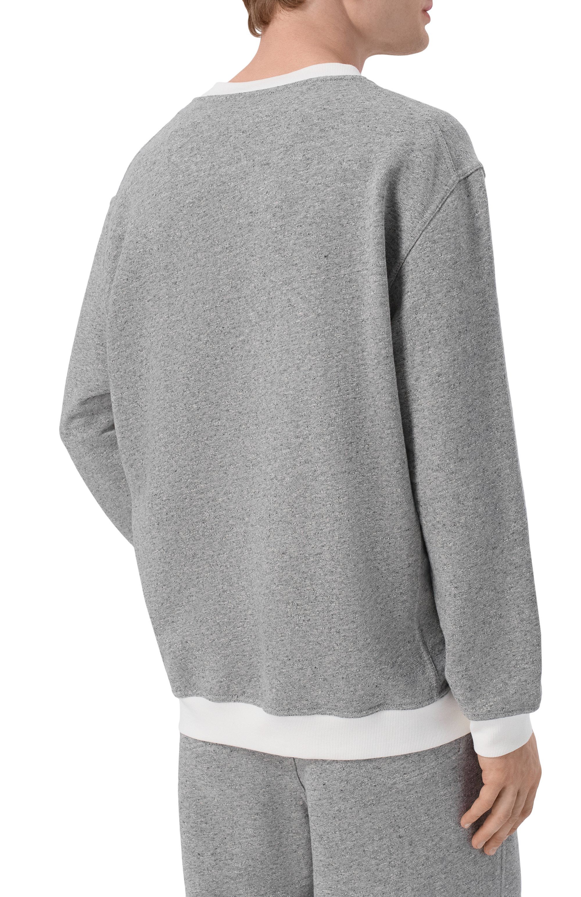 Свитшот из хлопка и льна BRUNELLO CUCINELLI, арт. MR8313380G, фото 4