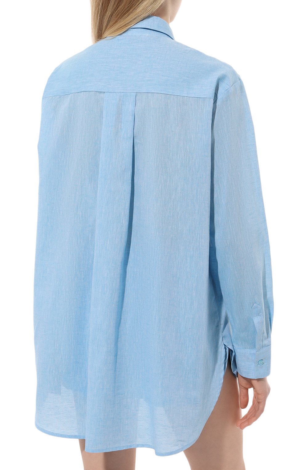 Туника изо льна и хлопка ERMANNO SCERVINO, арт. D444K305LZS, фото 4