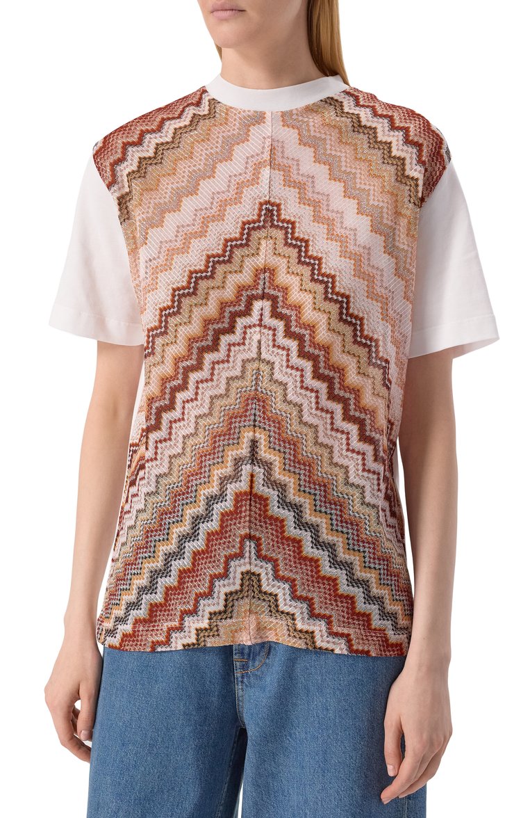 Хлопковая футболка MISSONI, арт. DS25SL02/BJ00N6, фото 1