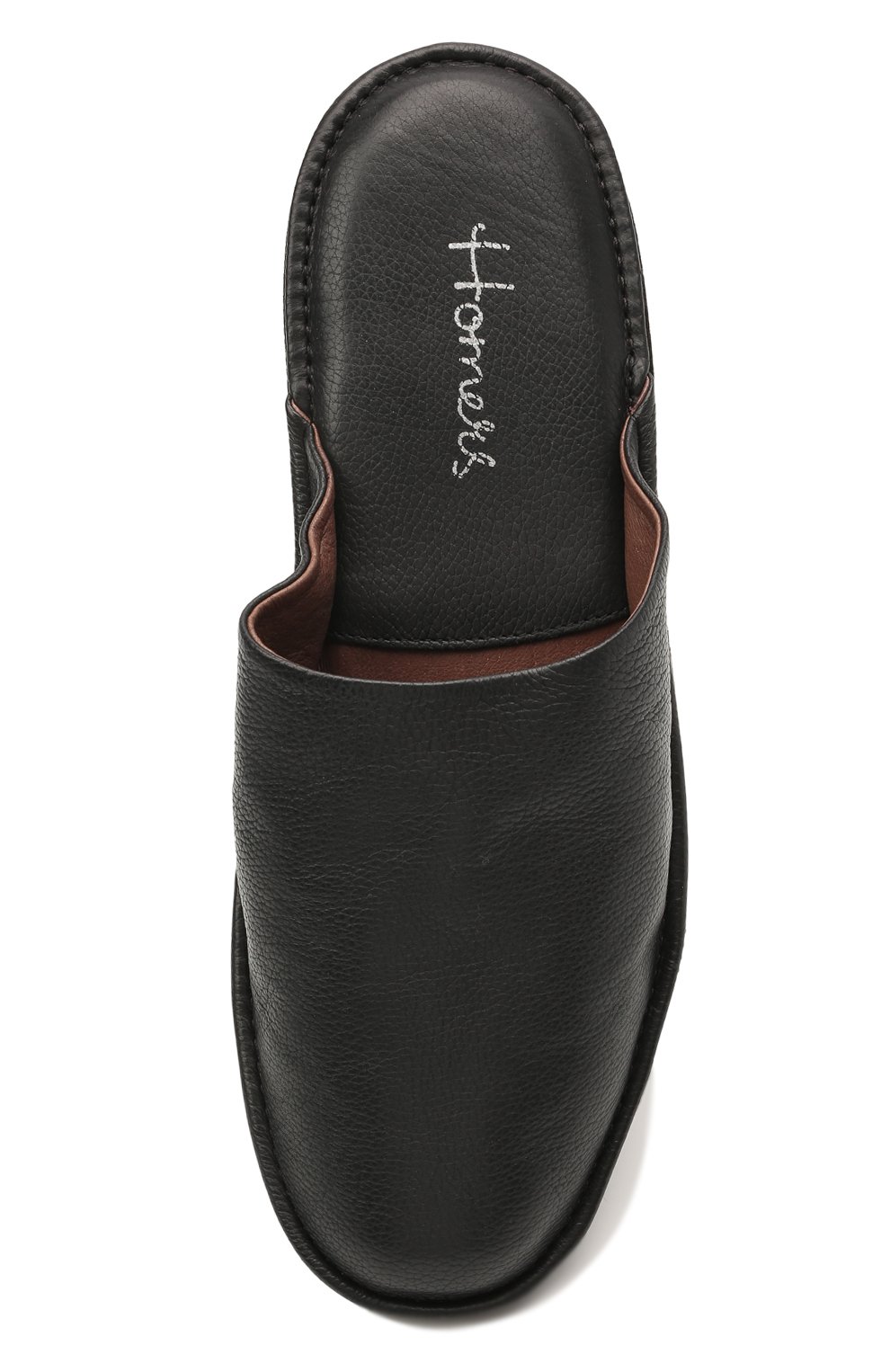 Кожаные домашние туфли HOMERS AT HOME, арт. 12045/BUFALIN0, фото 6