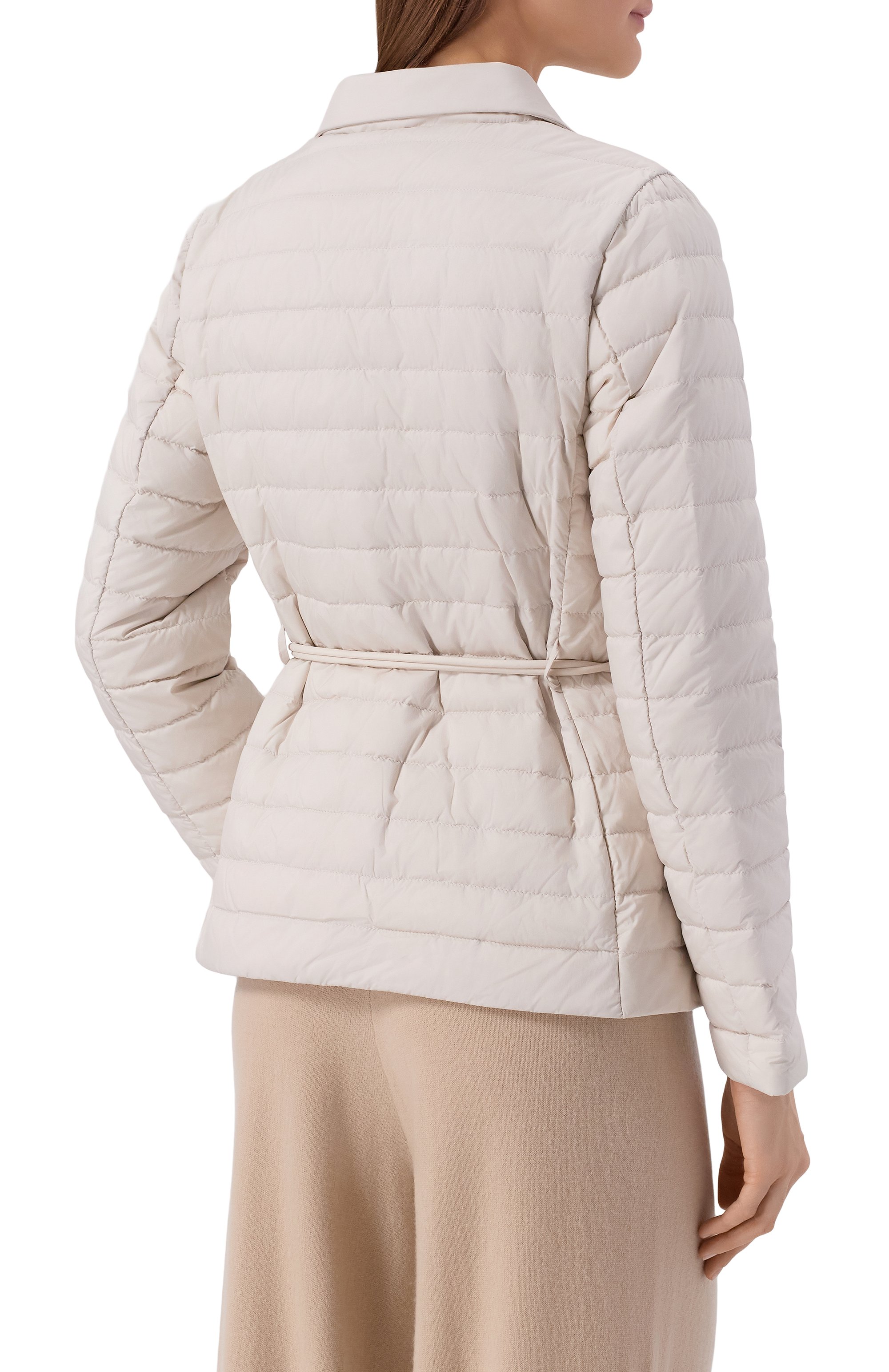 Пуховая куртка lanzada-s3 MOORER белого цвета по цене 130000 руб., арт. LANZADA/S3, фото 4 Пуховая куртка lanzada-s3 MOORER, арт. LANZADA/S3, фото 4