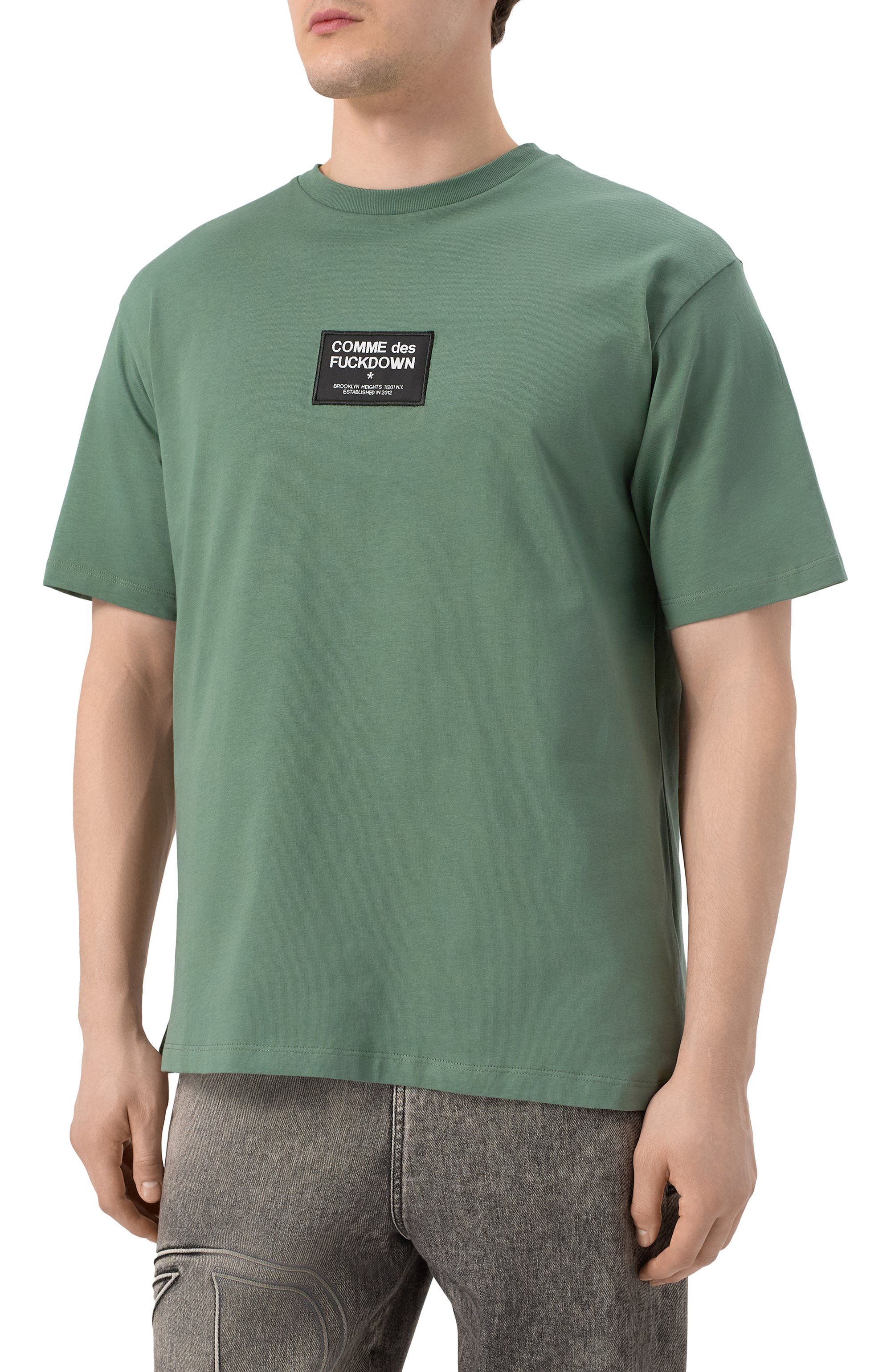 Хлопковая футболка COMME DES FUCKDOWN, арт. CFABM01526, фото 3