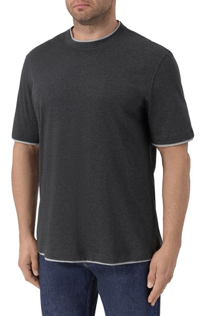 Хлопковая футболка BRUNELLO CUCINELLI, арт. M0B137427W, фото 3