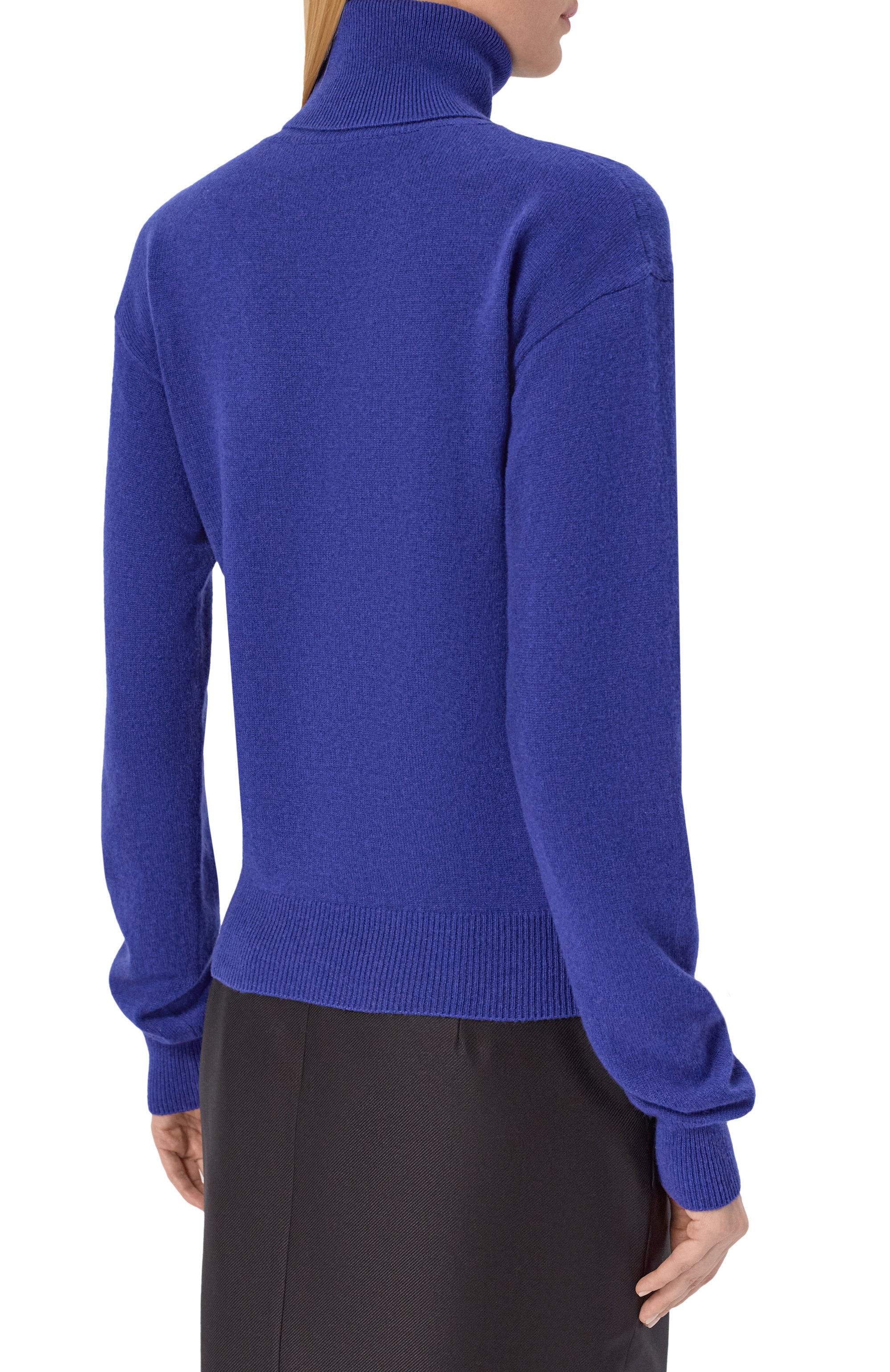 Водолазка из кашемира и шерсти SAINT LAURENT, арт. 841026/Y77ET, фото 4