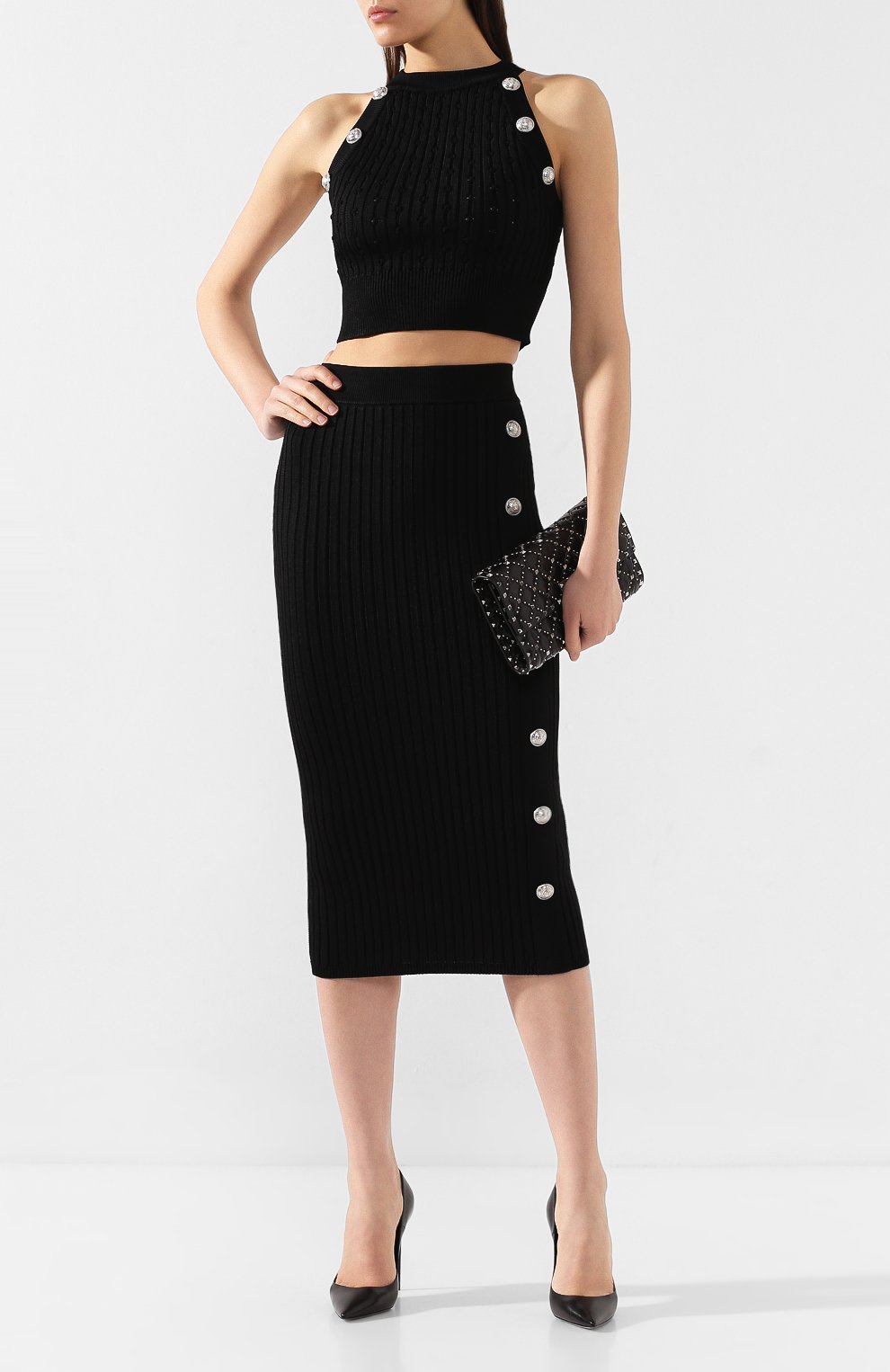 Топ из вискозы BALMAIN, арт. SF20099/K487, фото 2