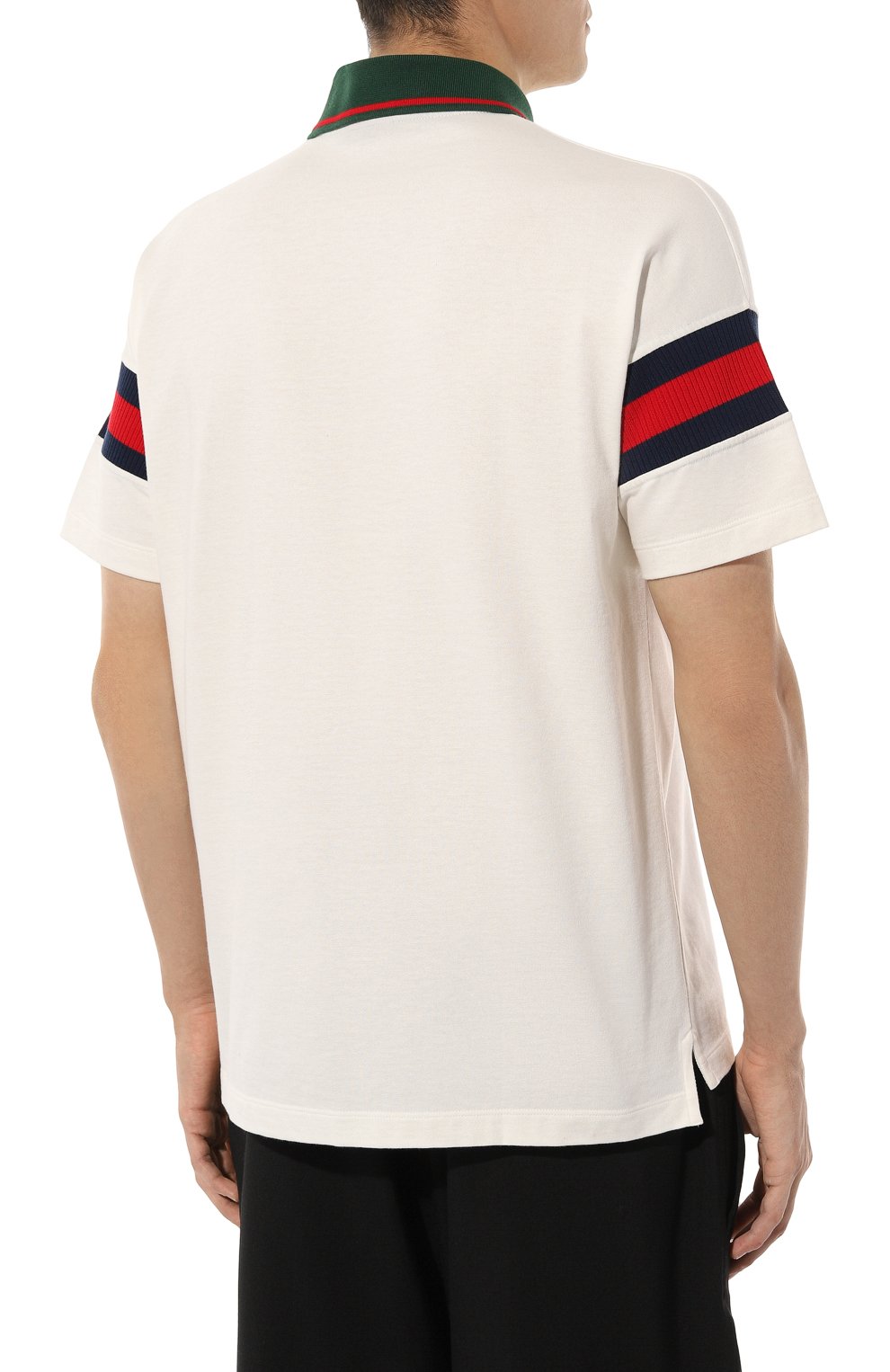 Хлопковое поло GUCCI, арт. 713997/XJETR, фото 4
