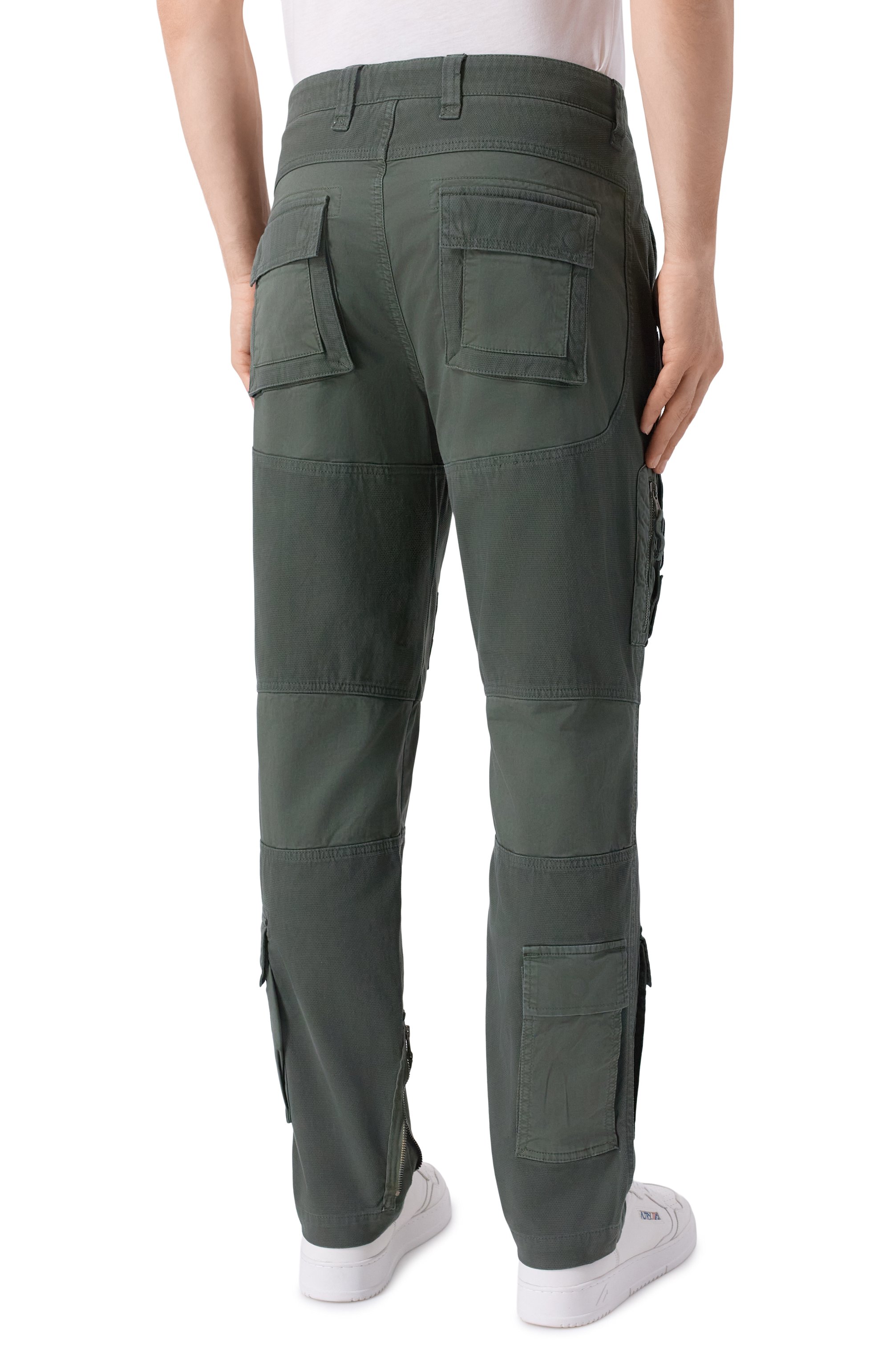 Хлопковые брюки-карго AERONAUTICA MILITARE, арт. PA1664UCT04241, фото 4