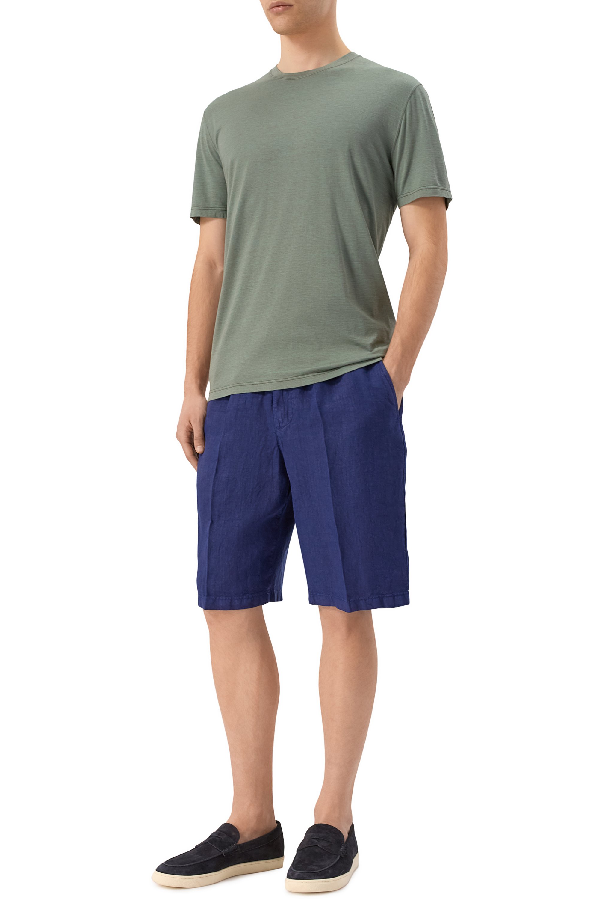 Футболка из шелка и хлопка KITON, арт. UMK063205, фото 2