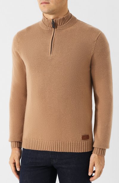 Кашемировый джемпер с воротником стойкой на молнии BRIONI, арт. UMEC0L/07K28, фото 3