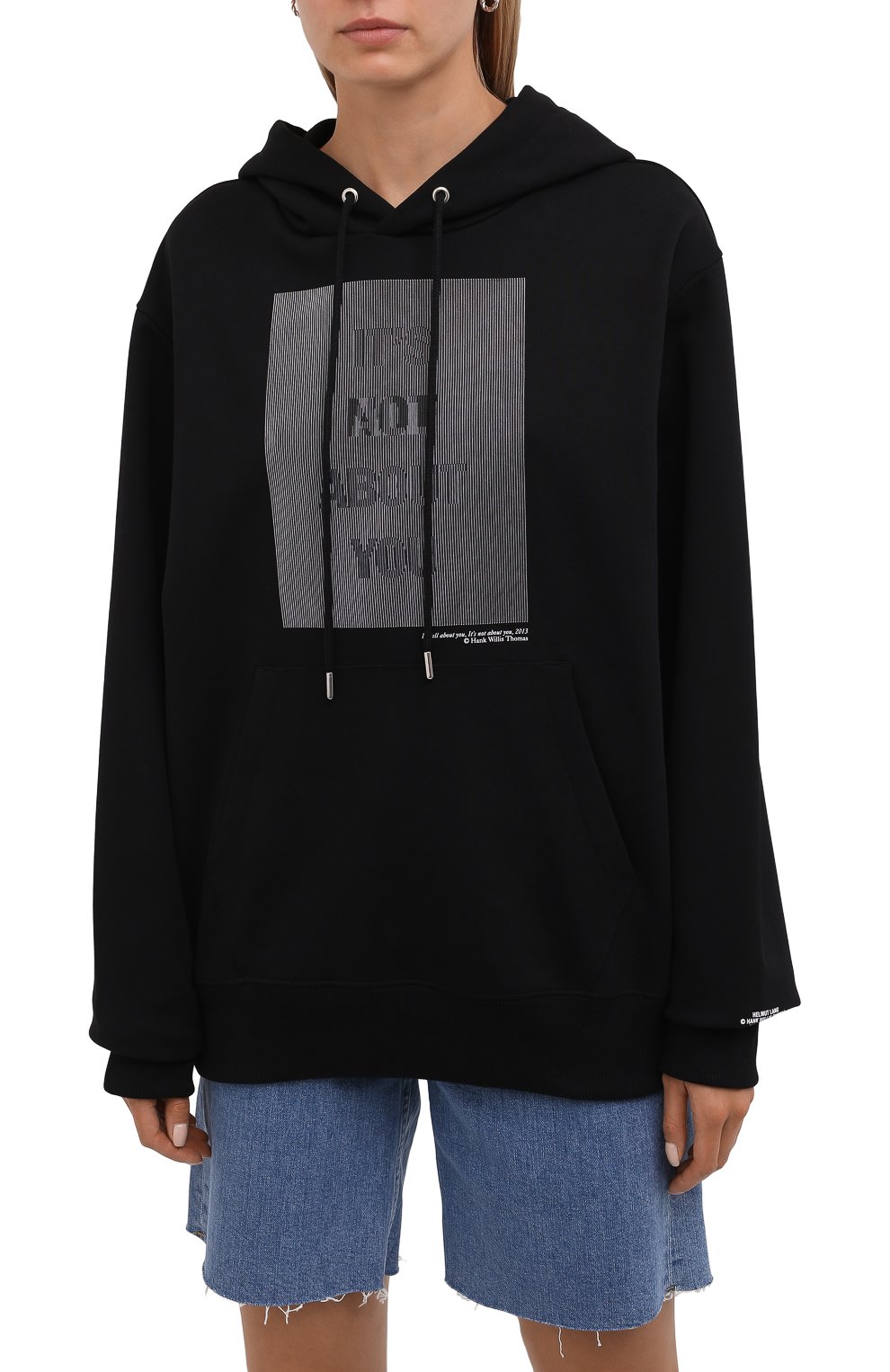 Хлопковое худи HELMUT LANG, арт. L05HW524, фото 3