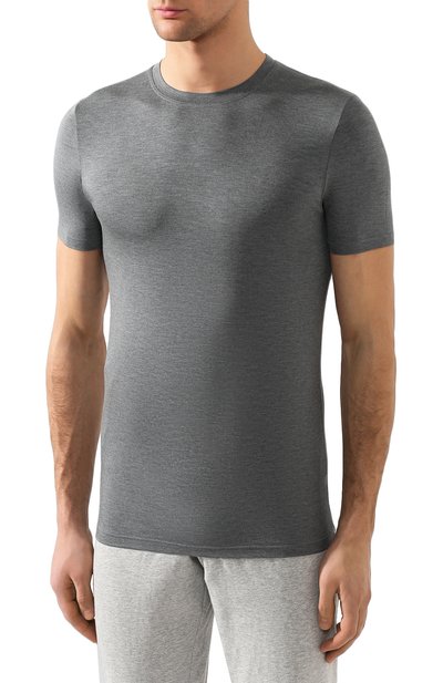 Футболка ZIMMERLI серого цвета по цене 13100 руб., арт. 700-1341, фото 3 Футболка ZIMMERLI, арт. 700-1341, фото 3