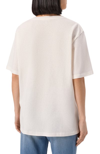 Хлопковая фу тболка CHLOÉ, арт. CH25SJH20191, фото 4