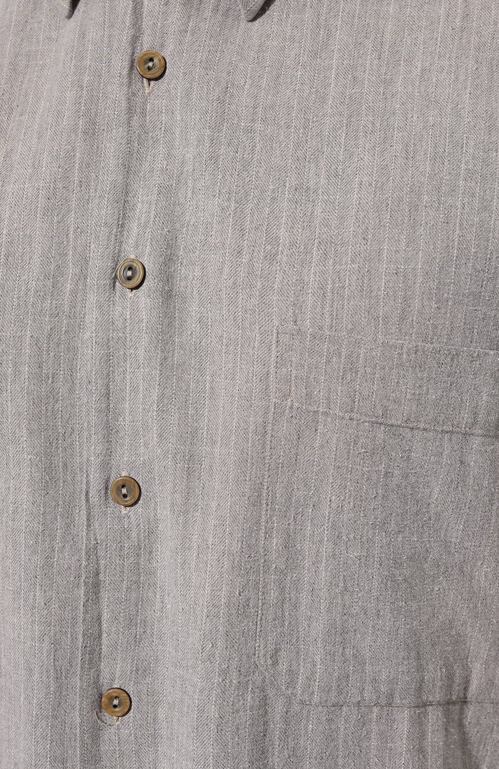 Хлопковая рубашка BARBED серого цвета по цене 21050 руб., арт. CAM1, фото 5 Хлопковая рубашка BARBED, арт. CAM1, фото 5