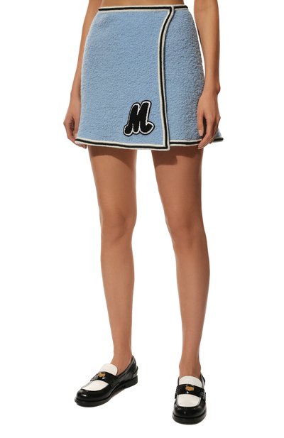 Шерстяная юбка MIU MIU, арт. MG1733-2E37-F0076, фото 3