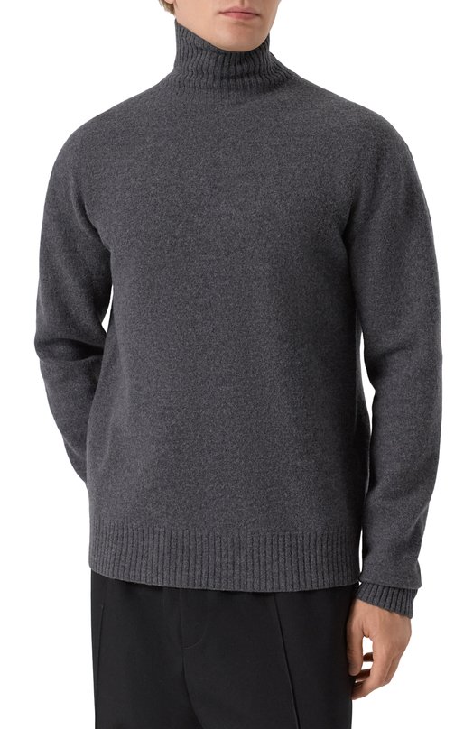 Шерстяной свитер Jil Sander J22GP0224/J14603 Серый  J22GP0224/J14603 Фото 3