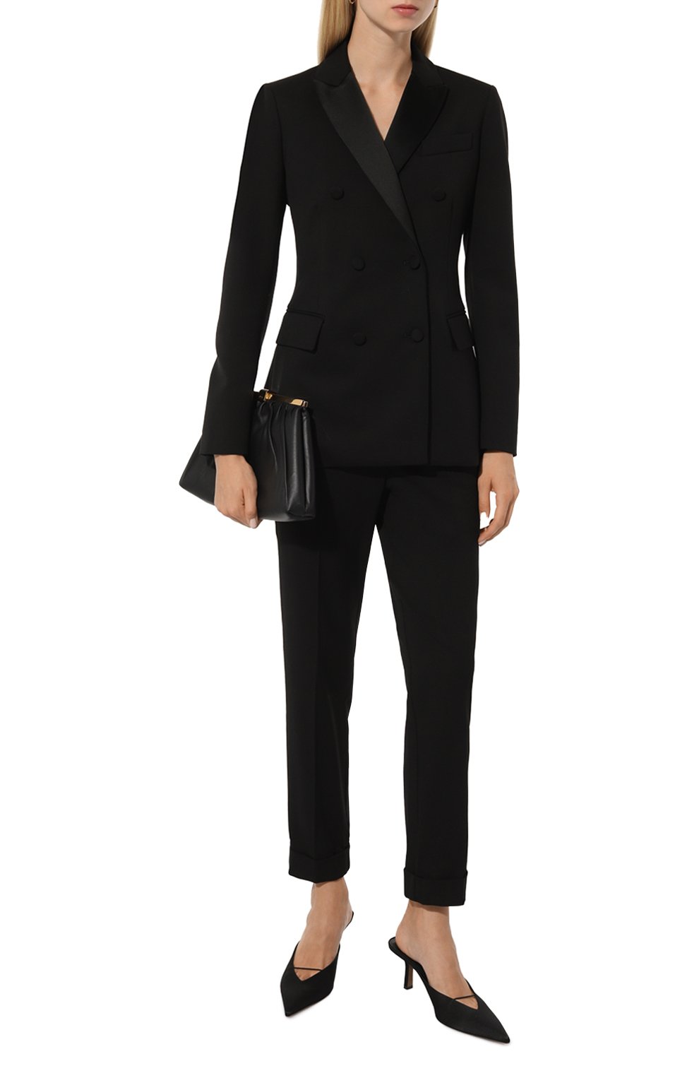 Шерстяной жакет P.A.R.O.S.H. черного цвета по цене 83950 руб., арт. D420067, фото 2 Шерстяной жакет P.A.R.O.S.H., арт. D420067, фото 2