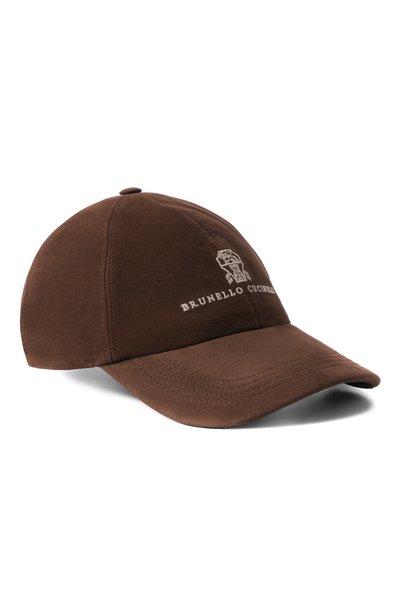 Мужская замшевая бейсболка BRUNELLO CUCINELLI, арт. MPCLF9850