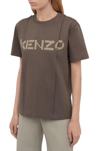 Хлопковая футболка KENZO, арт. FB62TS6534SB, фото 3