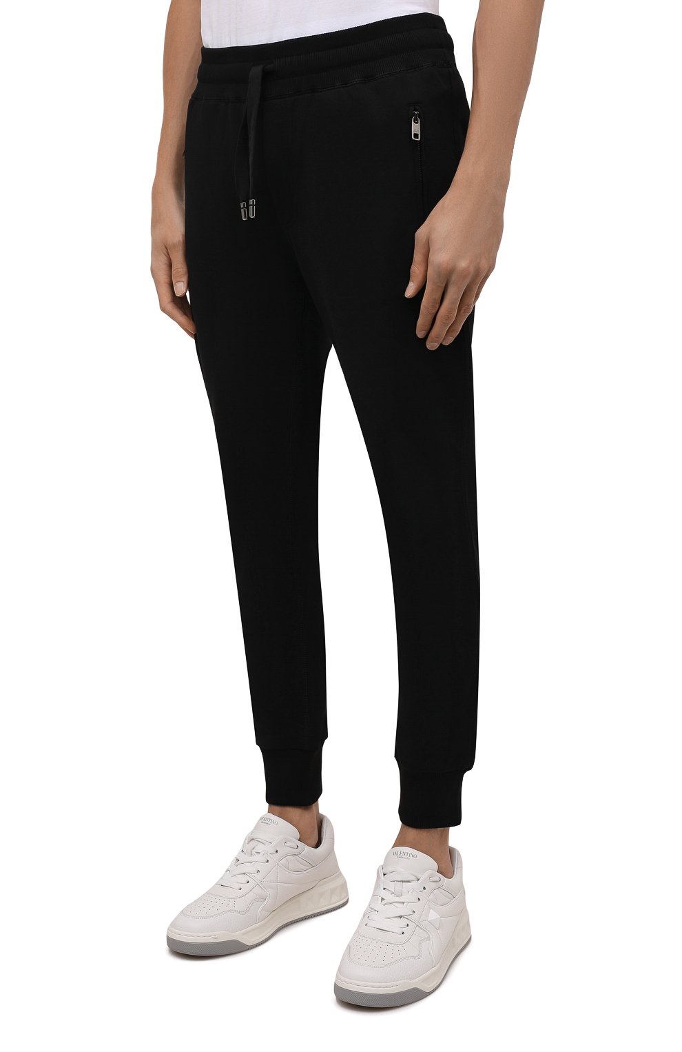 Хлопковые джоггеры DOLCE & GABBANA, арт. GYWDAT/FU7DU, фото 3