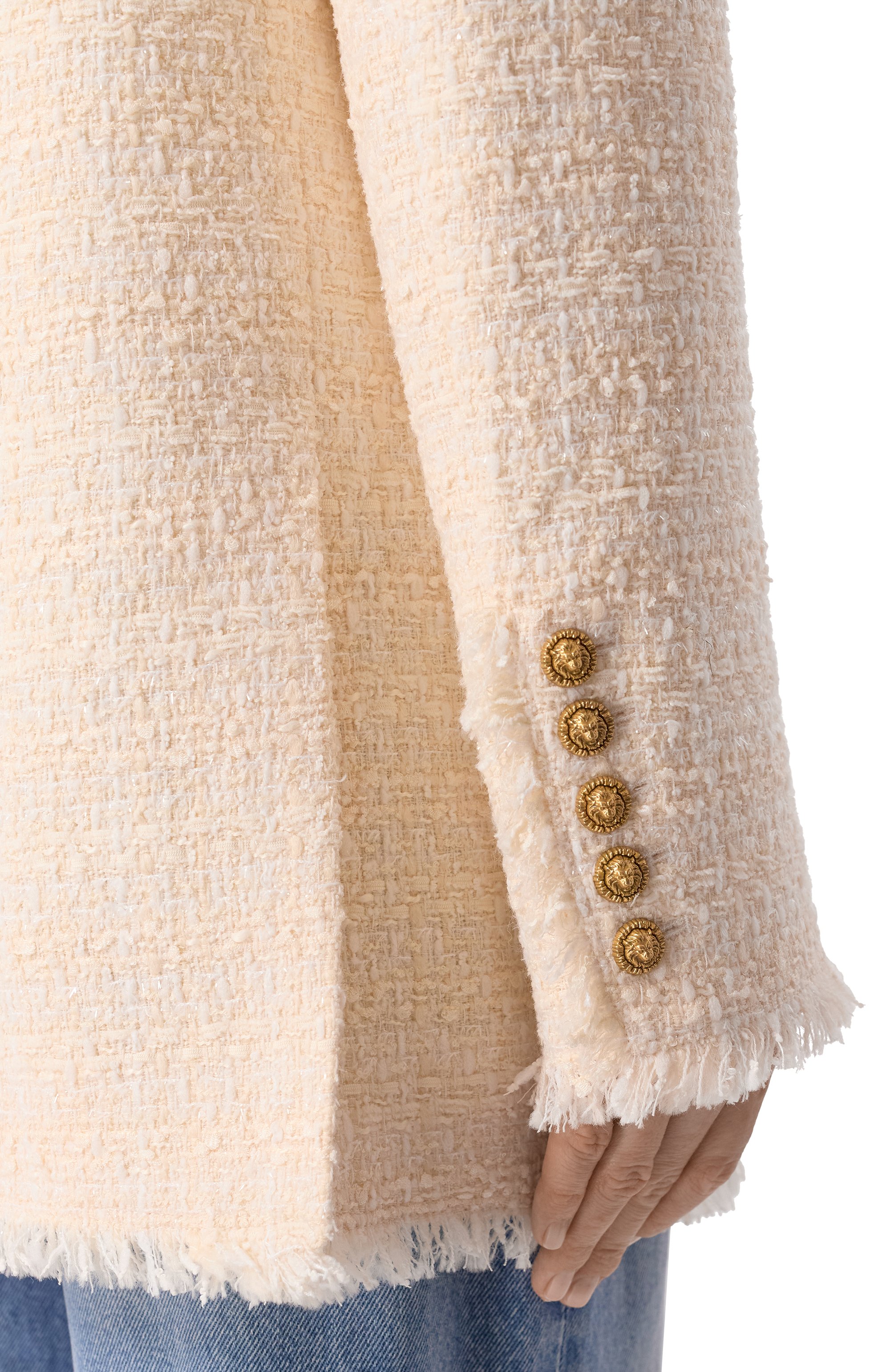 Твидовый жакет BALMAIN, арт. GF0SI661/XL96, фото 5