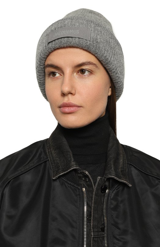 Шерстяная шапка Jacquemus 24H246AC666/5217 Серый  24H246AC666/5217 Фото 2