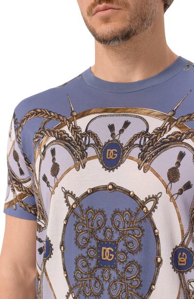 Хлопковая футболка DOLCE & GABBANA, арт. G8RN8T/II7J9, фото 5