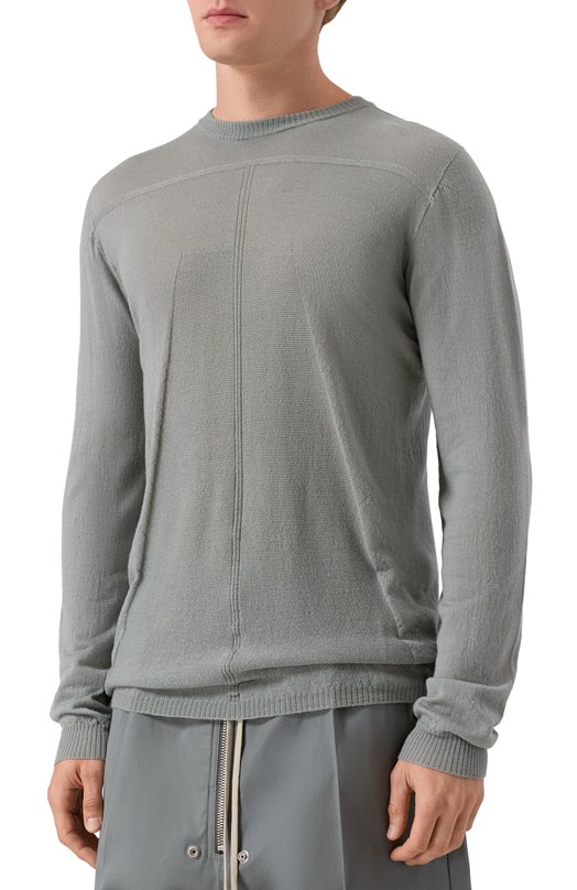 Шерстяной джемпер Rick Owens RU02E1622/ML Серый  RU02E1622/ML Фото 3