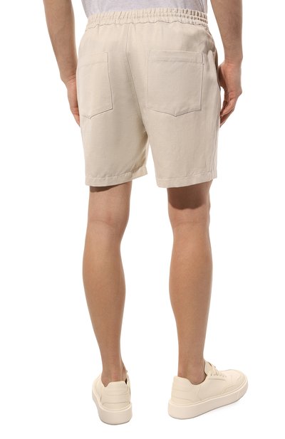 Шорты из хлопка и льна RTA, арт. MS23W440-B1328NATRL, фото 4