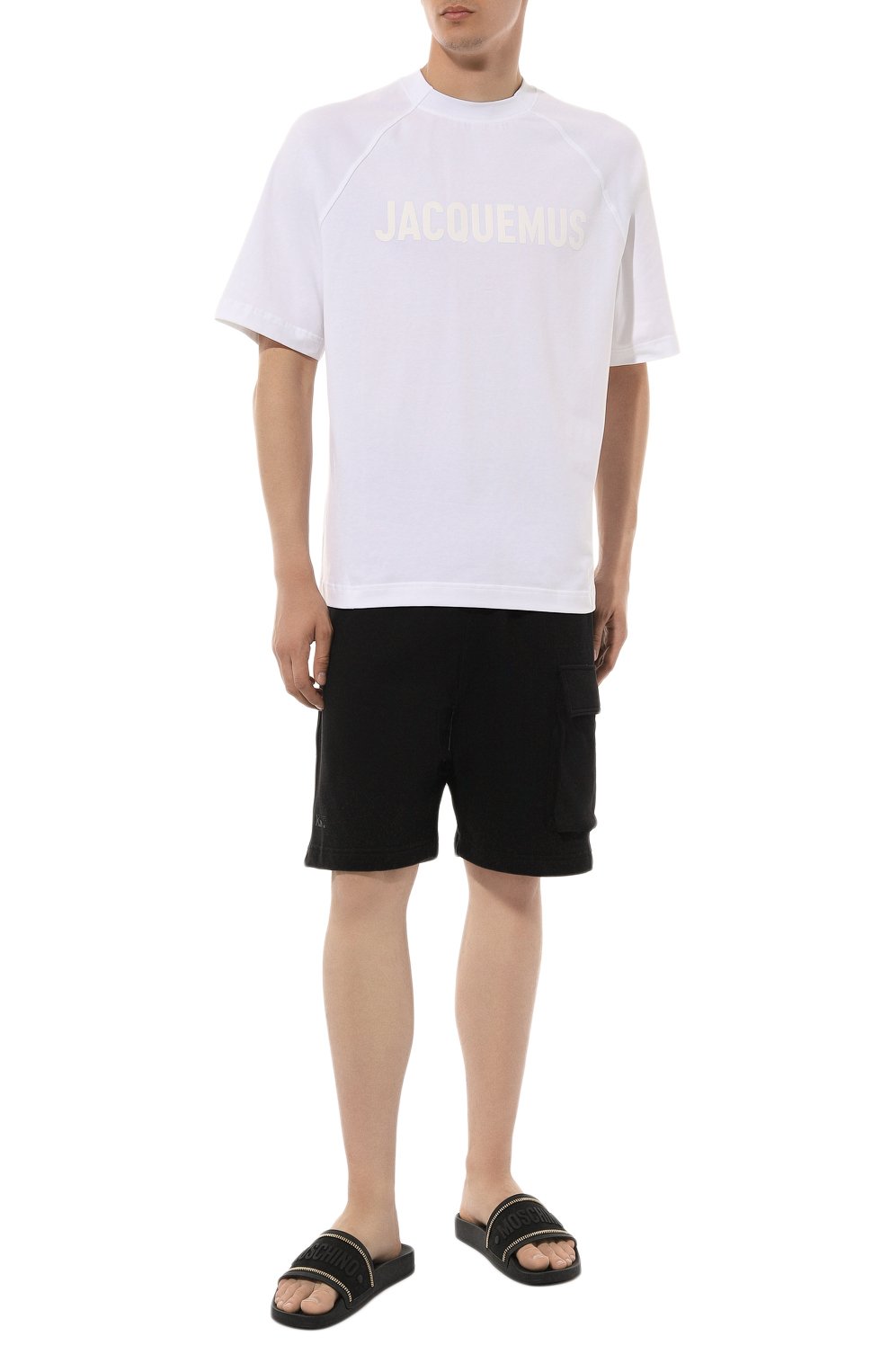 Текстильные шлепанцы MOSCHINO, арт. MB28312G0IGR5, фото 2