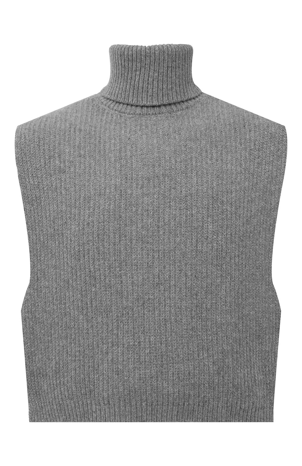 Шерстяная манишка DRIES VAN NOTEN серого цвета по цене 34950 руб., арт. 212-022208-3703, фото 1 Шерстяная манишка DRIES VAN NOTEN, арт. 212-022208-3703, фото 1