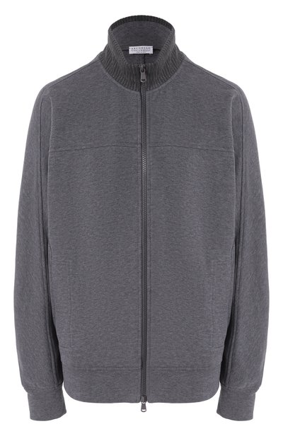 Женский хлопковая толстовка BRUNELLO CUCINELLI, арт. MN05NHR216