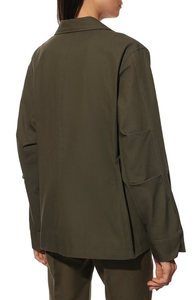 Хлопковый жакет TOTEME, арт. 213-106-734, фото 4