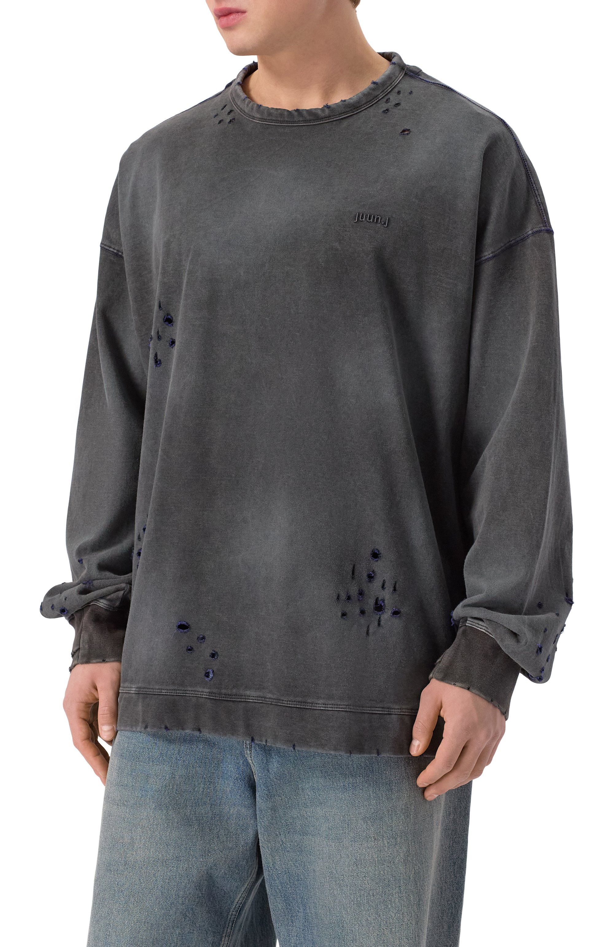 Хлопковый лонгслив JUUN.J, арт. JC4X41P52, фото 3