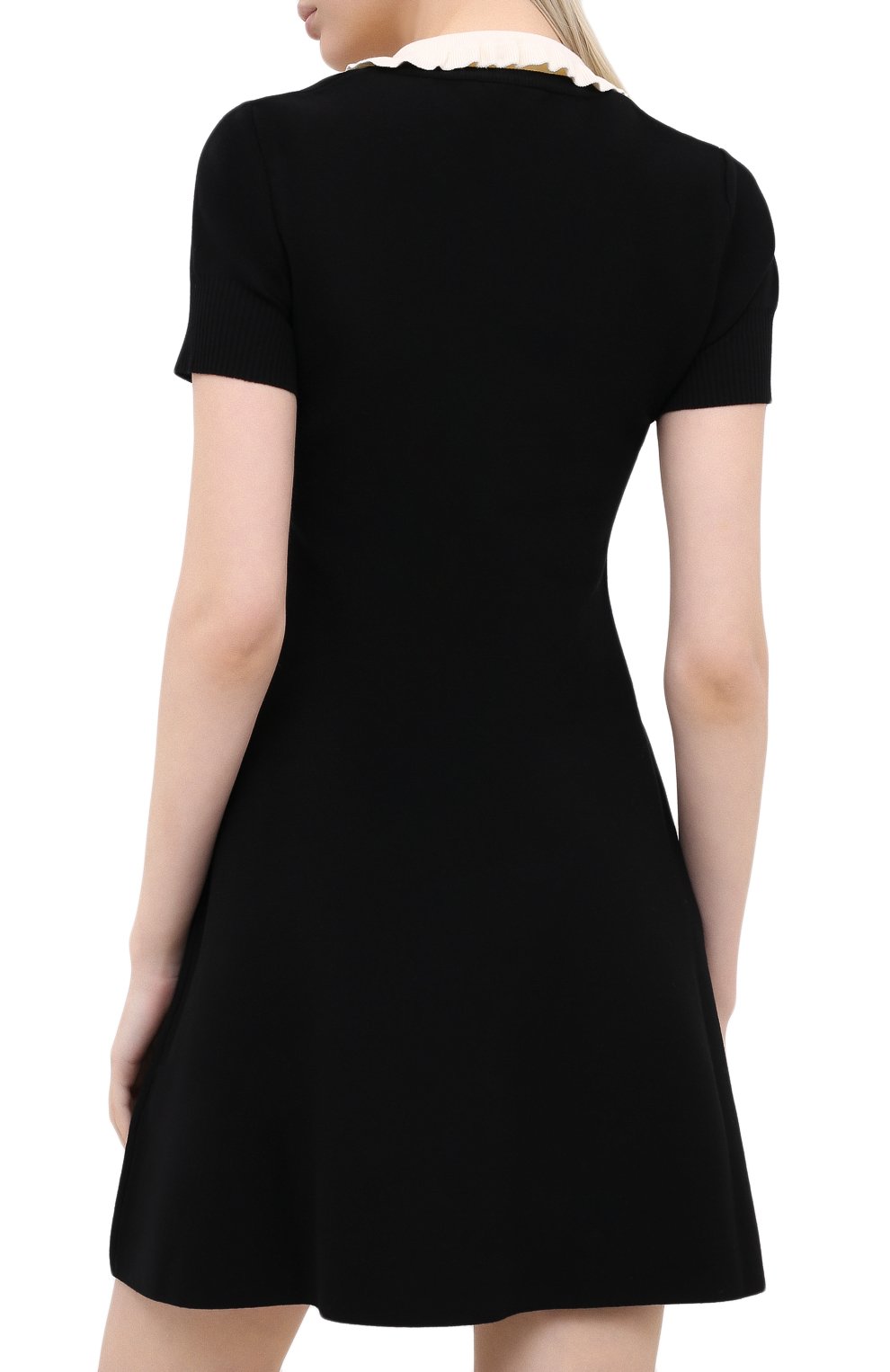 Платье REDVALENTINO черного цвета по цене 45850 руб., арт. UR3KD00T/58N, фото 4 Платье REDVALENTINO, арт. UR3KD00T/58N, фото 4