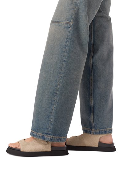 Замшевые сандалии MOSCHINO, арт. 16074/ME5, фото 3