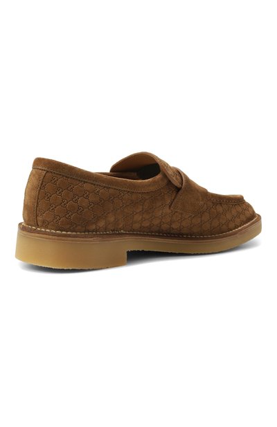 Замшевые пенни-лоферы GUCCI, арт. 831289/AAE03, фото 5