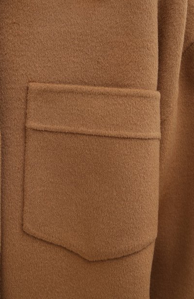 Куртка из шерсти и шелка NANUSHKA, арт. MARTIN_LIGHT BR0WN_D0UBLE SILK W00L BLEND, фото 5