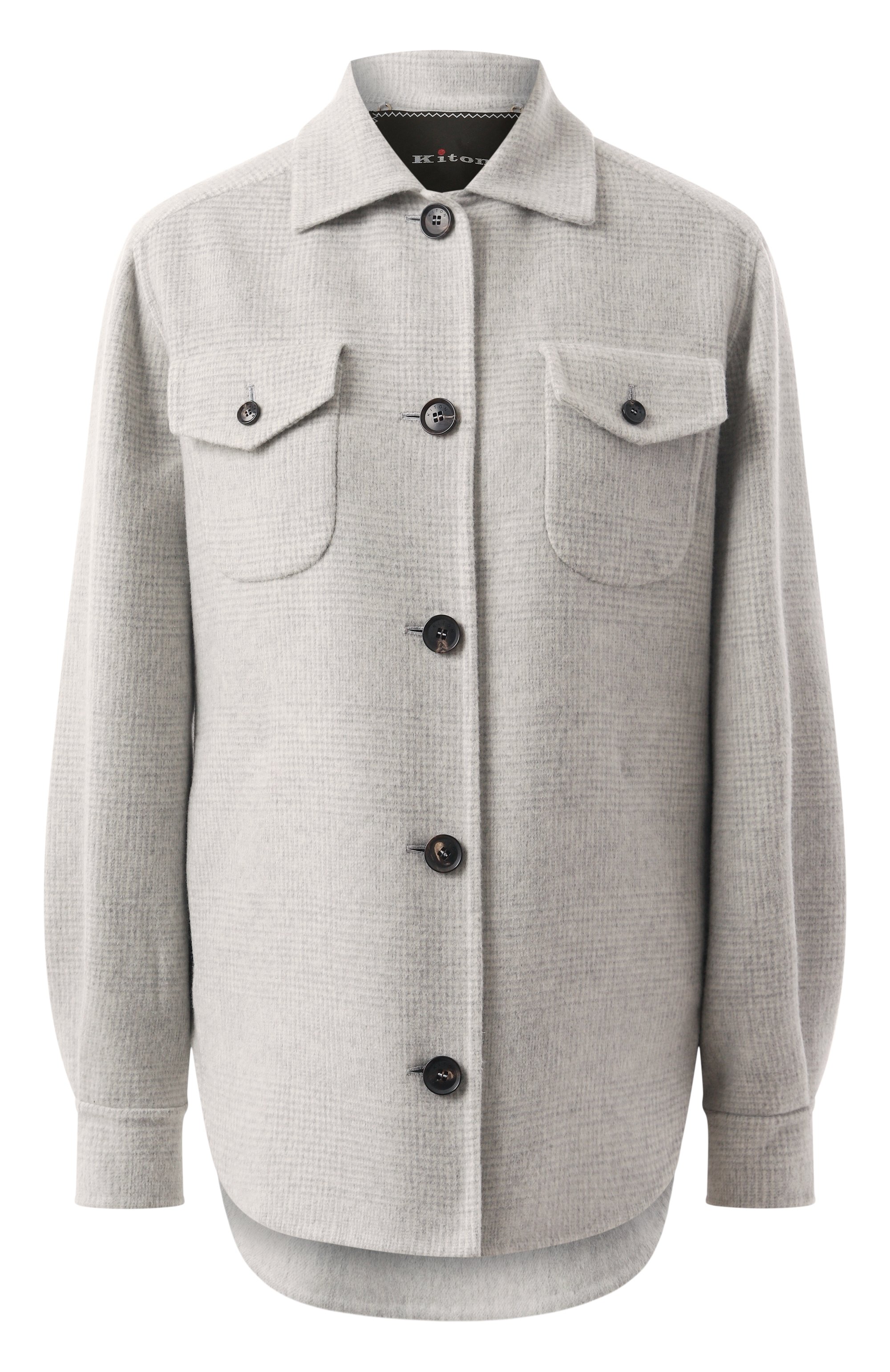 Куртка-рубаш�ка из шерсти и кашемира KITON, арт. D58522DK0583E02, фото 1