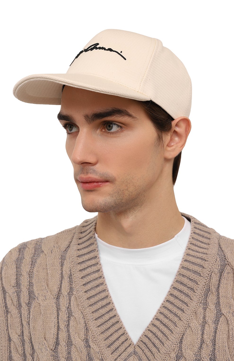 Хлопковая бейсболка GIORGIO ARMANI, арт. 747430/4F500, фото 2