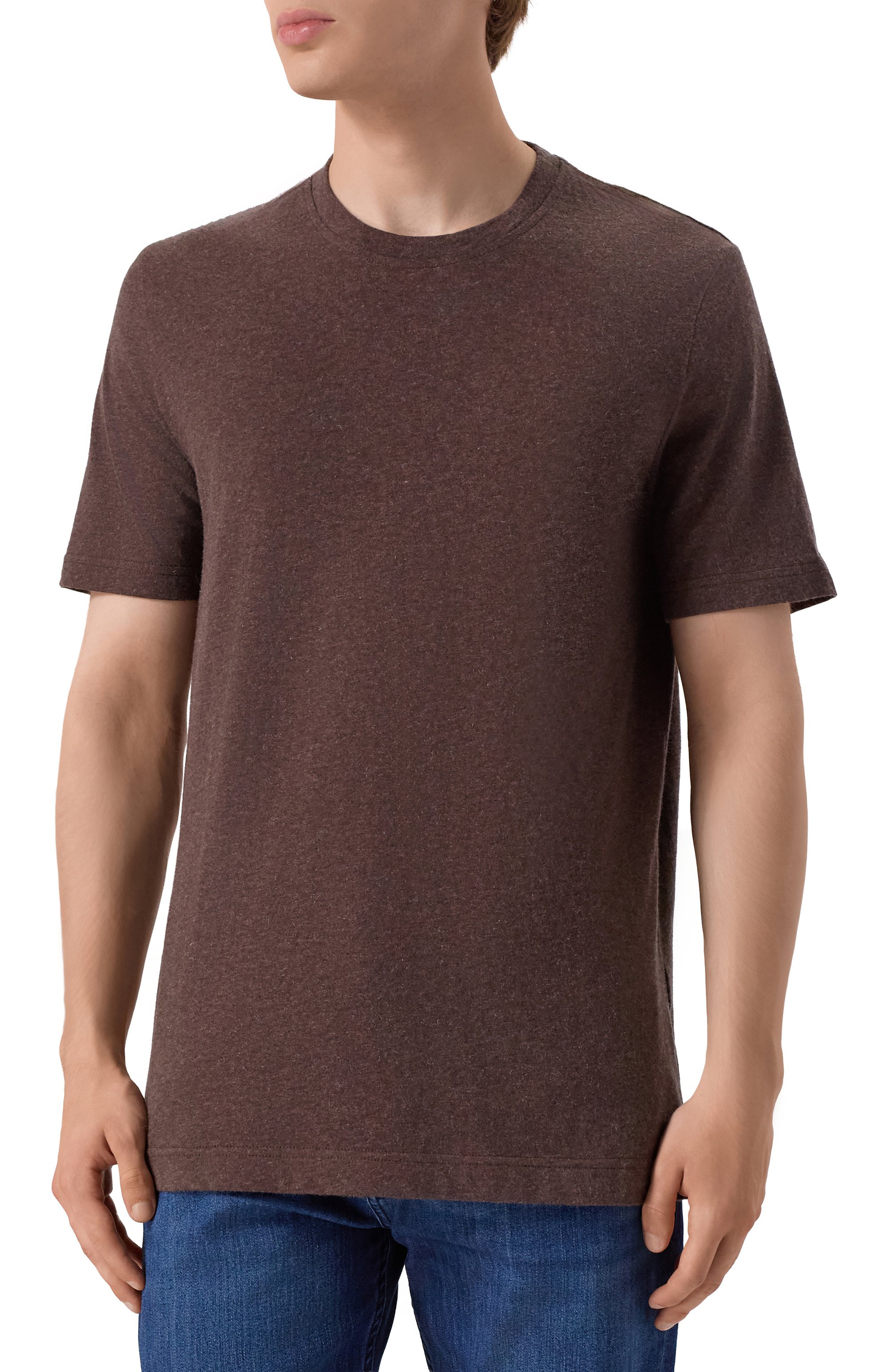 Футболка из хлопка и кашемира CAPOBIANCO, арт. 19M660.WS00., фото 3