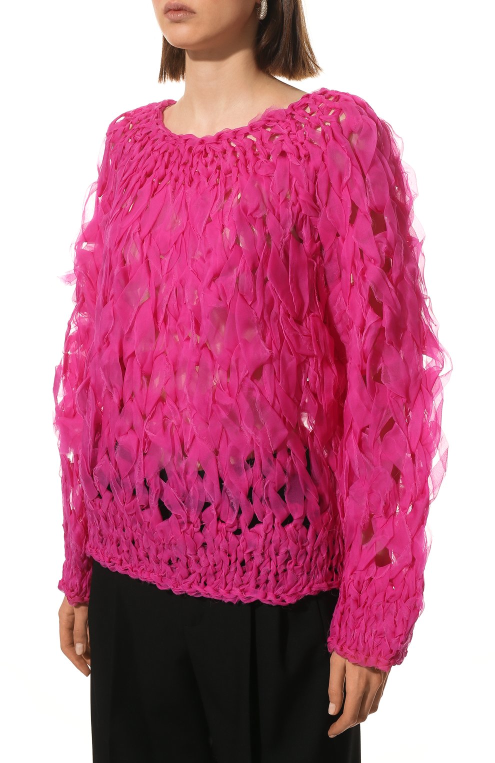 Шелковая блузка DRIES VAN NOTEN, арт. 221-011270-4710, фото 3