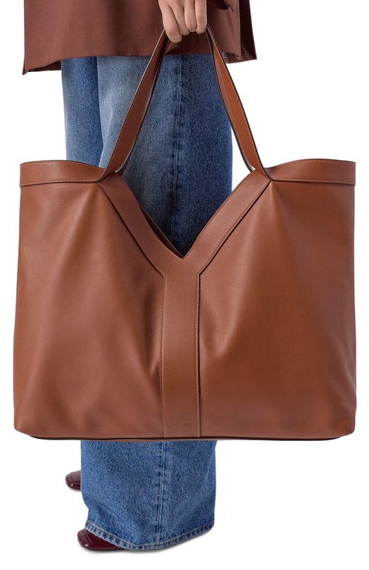 Сумка-тоут Y large Saint Laurent 820672/AAEC3 Коричневый  820672/AAEC3 Фото 2