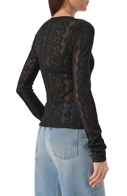 Кардиган из шелка и вискозы Dolce & Gabbana FXVD1T/JBS0A Чёрный  FXVD1T/JBS0A Фото 4