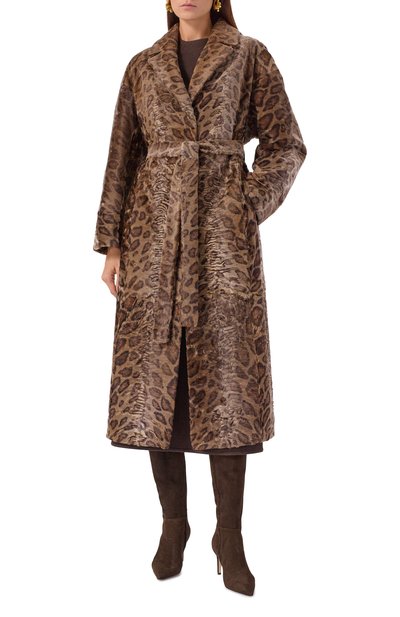 Шуба из каракульчи VICTORIA KUSENKOVA леопардового цвета по цене 2552000 руб., арт. 707100017695, фото 3 Шуба из каракульчи VICTORIA KUSENKOVA, арт. 707100017695, фото 3