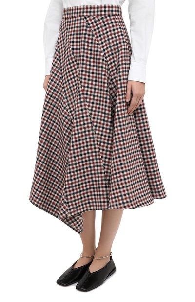 Шерстяная юбка JW ANDERSON разноцветного цвета по цене 46200 руб., арт. SK0047 PG0332, фото 4 Шерстяная юбка JW ANDERSON, арт. SK0047 PG0332, фото 4