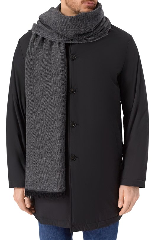 Кашемировый шарф Zilli SSIL00M0320VZI0C0 Серый  SSIL00M0320VZI0C0 Фото 2